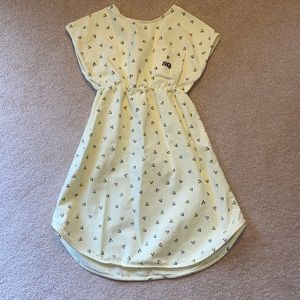 Girls 10-11 Bandy Button casual dress.